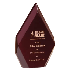 High Gloss Rosewood Diamond Engraved and Color-Filled