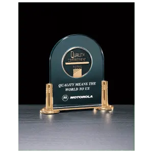 Jade Acrylic w/Gold-Plated Brass Base and 2 1/2" CAM Insert