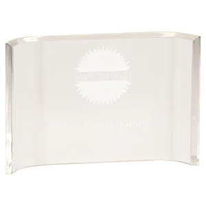 Clear Crescent Acrylic