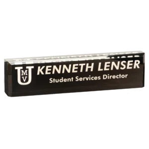 Black Acrylic 8" Desk Wedge