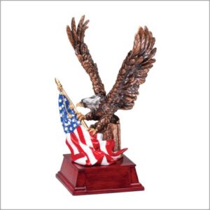 EAGLE & FLAG COPPER WITH CHERRY BASE