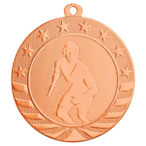 Male Wrestling Starbrite Medal