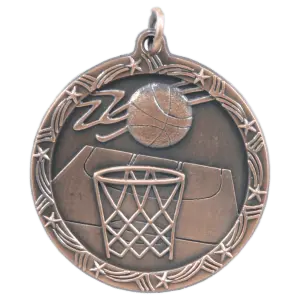 Basketball Shooting Star Medal