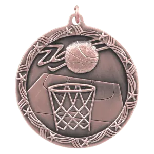 Basketball Shooting Star Medal