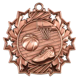Basketball Ten Star Medal