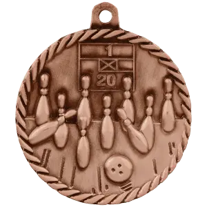 Bowling High Relief Medal