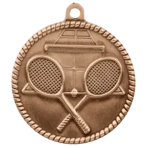 Tennis High Relief Medal