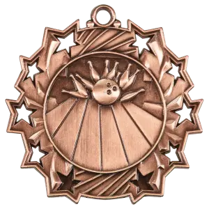 Bowling Ten Star Medal