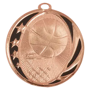 Basketball MidNite Star Medal