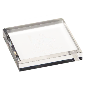 Clear Acrylic Paperweight