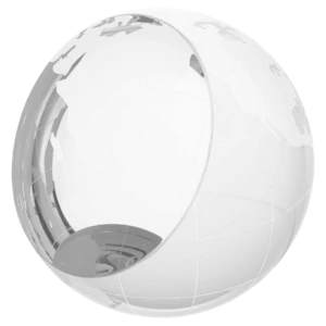 Crystal Globe Paperweight