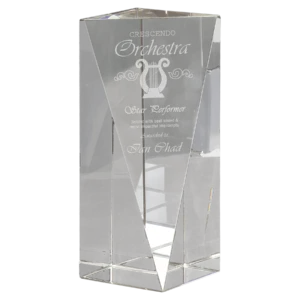 Crystal Triangle Front Pillar