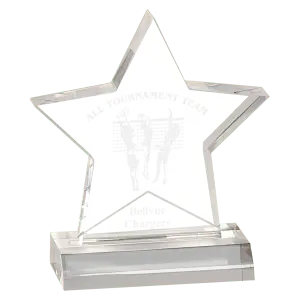 Clear Acrylic Star Award