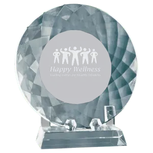 Crystal Plate with Base