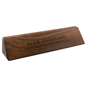 Genuine Walnut 10 1/2" Desk Wedge