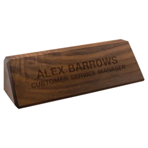 Genuine Walnut 8 1/2" Desk Wedge