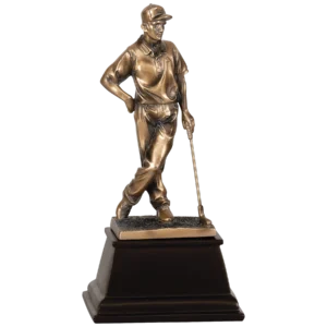 Male Bronze Golf Resin