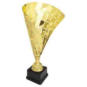 Gold Metal Flag Cup