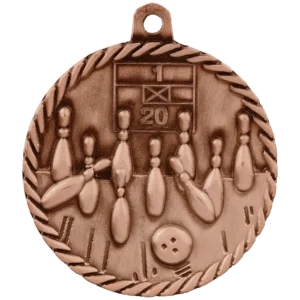 Bowling High Relief Medal