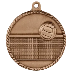 Volleyball High Relief Medal