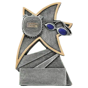 Swimming Jazz Star Resin