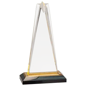 Large Gold Star Impress Acrylic