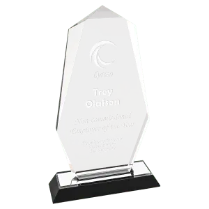 Large Silver Octagon Point Impress Acrylic