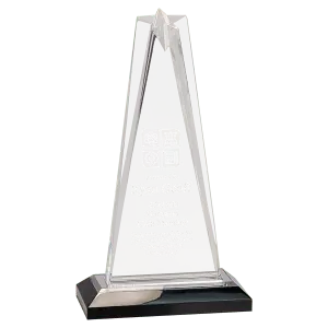 Large Silver Star Impress Acrylic