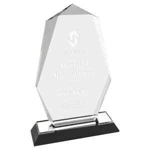 Medium Silver Octagon Point Impress Acrylic