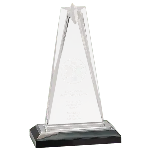 Medium Silver Star Impress Acrylic