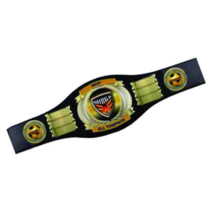 Championship Belt W/2 Medallions And 6 Plates