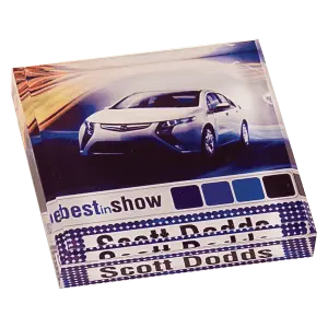 Full Color Square Acrylic Paperweight