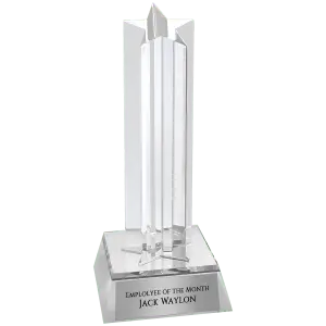 Silver Star Column Acrylic