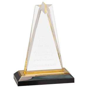 Small Gold Star Impress Acrylic