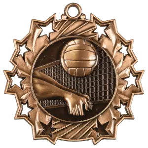 Volleyball Ten Star Medal