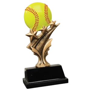 Softball Tri Star Resin