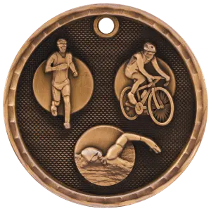 Triathlon 3-D Medal