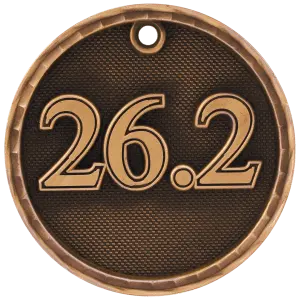 26.2 (Marathon) 3-D Medal