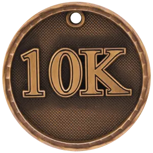 10K 3-D Medal
