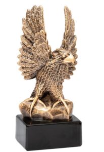 EAGLE ON BASE PAINTED
