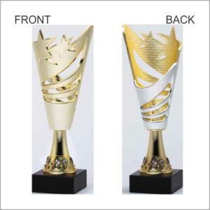 ASSEMBLED CUP GOLD, PLASTIC CUP PLASTIC STEM MARBLE BASE)