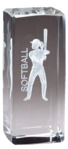 Softball Crystal Awards