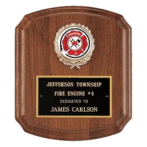 American Walnut Plaque with 2" Activity Insert