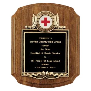 American Walnut Plaque with 2" Activity Insert (Witney Series)