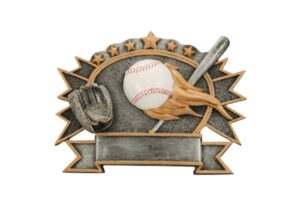 BASEBALL RESIN PLATE