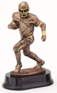 FOOTBALL RUNNER BRONZE GOLD