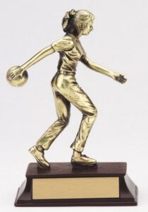 FEMALE BOWLING ON BASE