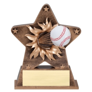 (STAR BURST RESIN BASEBALL