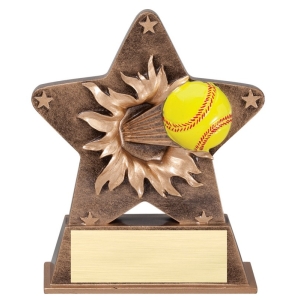 STAR BURST RESIN SOFTBALL