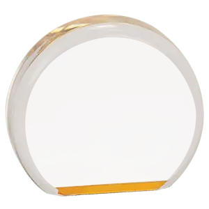 Gold Acrylic Round